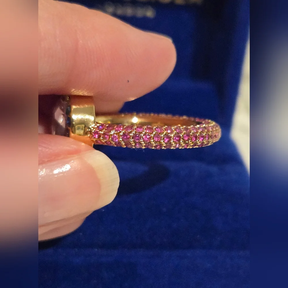 Kurt Geiger Multicolor Heart Ring - Picture 3 of 9